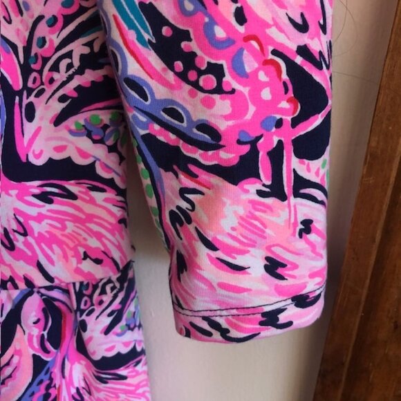 LILLY PULITZER Mini Arlette High Tide Navy Flock to the Top Long Sleeve … - Picture 8 of 16